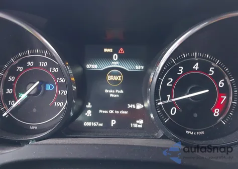 2016 Jaguar F-Type z USA, uszkodzony, nr VIN SAJWA6AT3G8K29868